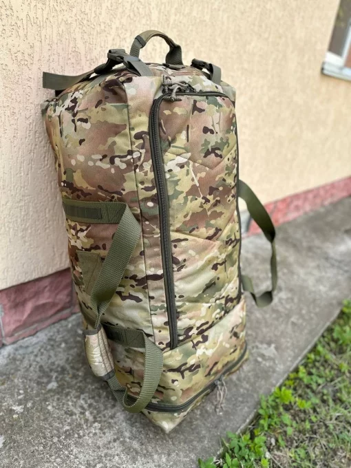 Транспортна Сумка на 150 літрів із системою моллі у кольорі Мультикам, сумка баул