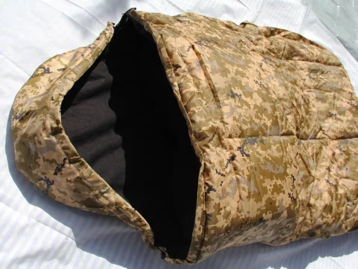 Туристичний зимовий спальний мішок, водонепроникний, з флісом, піксель до -40, дуже теплий