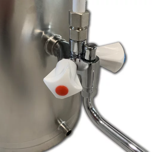 Титан Водогрійний + Набір кранів і душ, Водогрійна колонка