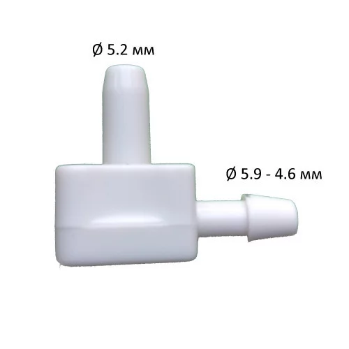 Перехідник (конектор) Gamma для автоматичних тонометрів L-подібний (Smart, Plus, Control, Optima)