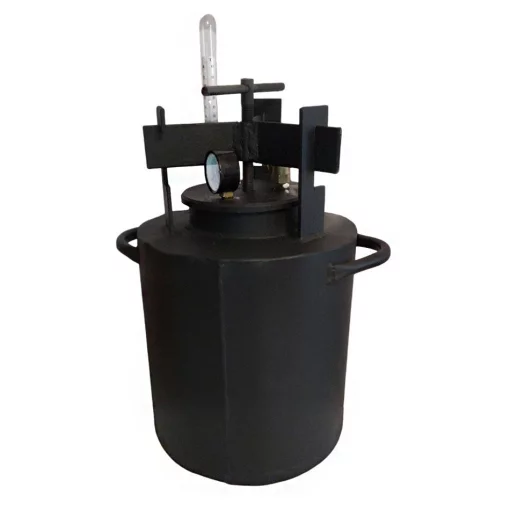 Автоклав Газовий TOP-16, Горловина 15,9 см (16 банок 0.5 л или 5 банок 1л), Вуглецева сталь