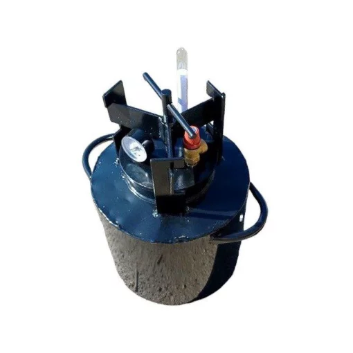 Автоклав Газовий TOP-16, Горловина 15,9 см (16 банок 0.5 л или 5 банок 1л), Вуглецева сталь