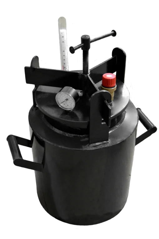 Автоклав Електро TOP-33Е, Горловина 15,9 см (33 банки 0.5л або 14 банок 1л) Гвинтовий Електричний, З Таймером