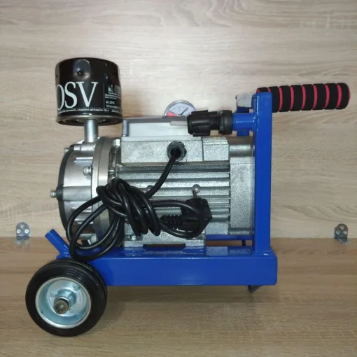 Доїльна установка на візку &laquo;Zorka АІД-2С&raquo;. Роторний насос сухого типу. 1100 Вт (Без Бідона)