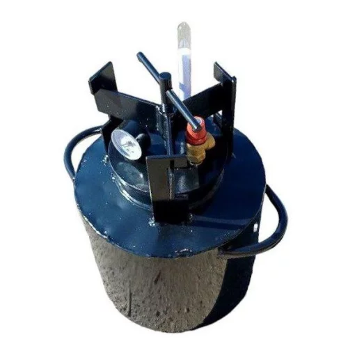 Автоклав Газовий TOP-10, Горловина 15,9 см (10 банок 0.5 л или 5 банок 1л), Вуглецева сталь