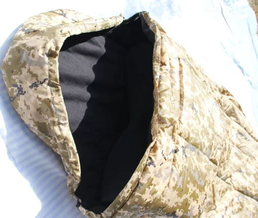 Спальник зимовий тактичний армійський з флісом до -40 піксель. Спальний мішок ковдра туристична зима