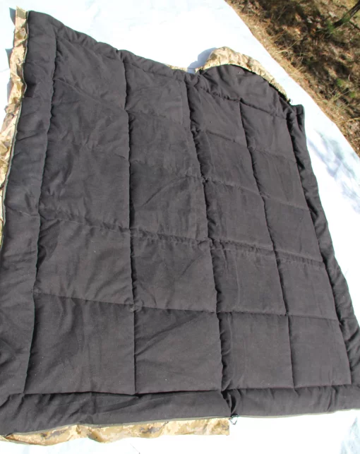 Спальник зимовий тактичний армійський з флісом до -40 піксель. Спальний мішок ковдра туристична зима