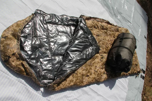 Спальний мішок (спальник) Термо Ковдра, зимовий мішок, Піксель до -40, з термо підкладкою Omni-Heat