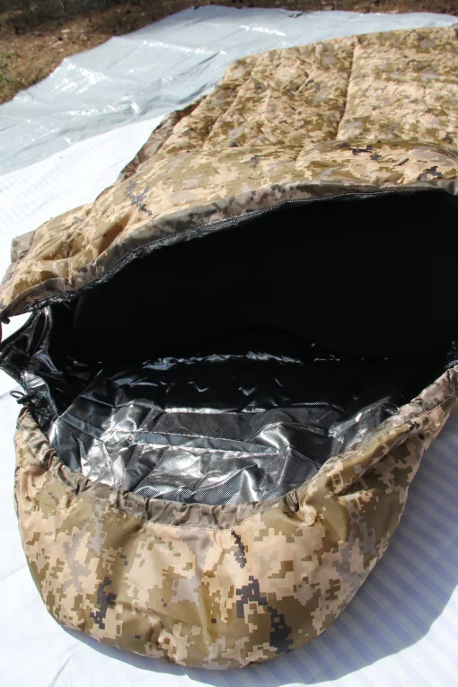 Спальний мішок (спальник) Термо Ковдра, зимовий мішок, Піксель до -40, з термо підкладкою Omni-Heat