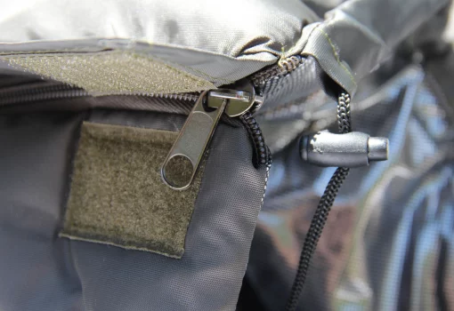 Спальний мішок з флісом ЗИМА (ковдра з капюшоном) до -40, теплий, Олива