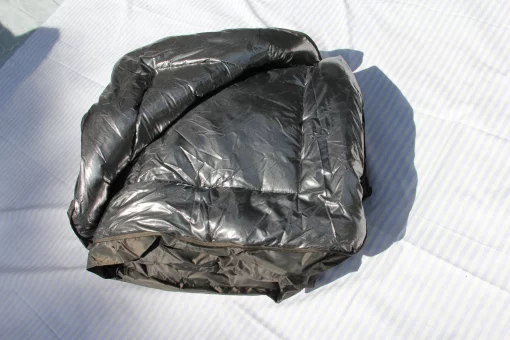 Спальник зимовий Термо до -40 метровий Зимовий спальник для суворої зими з капюшоном Ботал Олива, Хакі