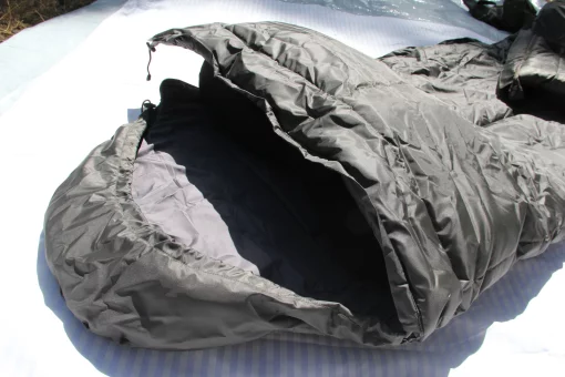 Зимовий спальний мішок ковдра до -40, Олива. Спальник-ковдра з компресійним мішком